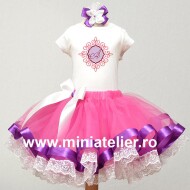 Compleu Tutu Personalizat Cu Monograma