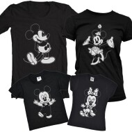 Tricouri De Familie Mickey Minnie Vintage