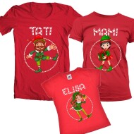 Set De Familie Spiridusi De Craciun